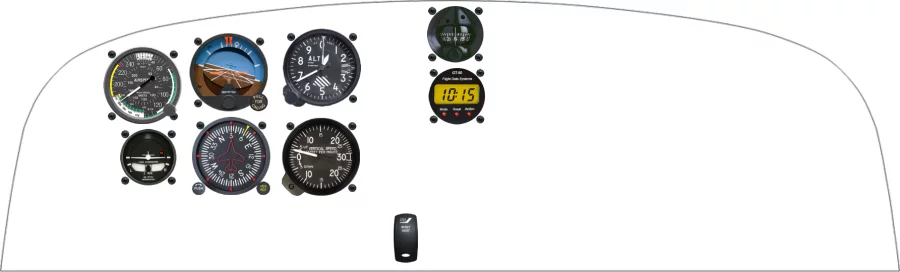 A Kitfox Aircraft Model 5/7 instrument panel design