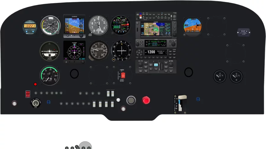 Cessna 177 Cardinal instrument panel design