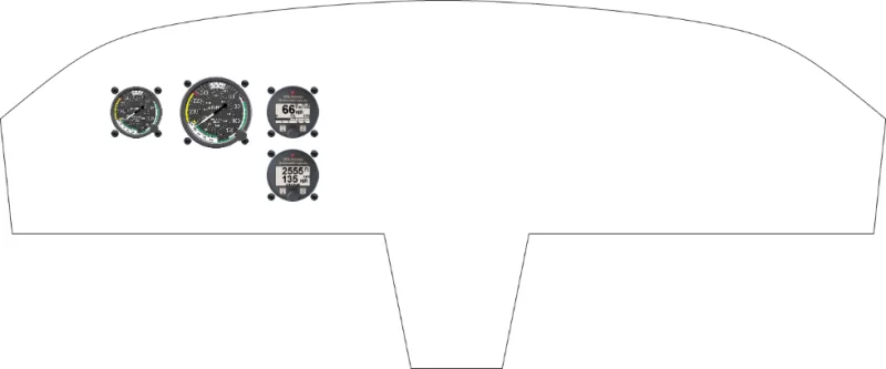 An RANS Aircraft S-6S Coyote II instrument panel design