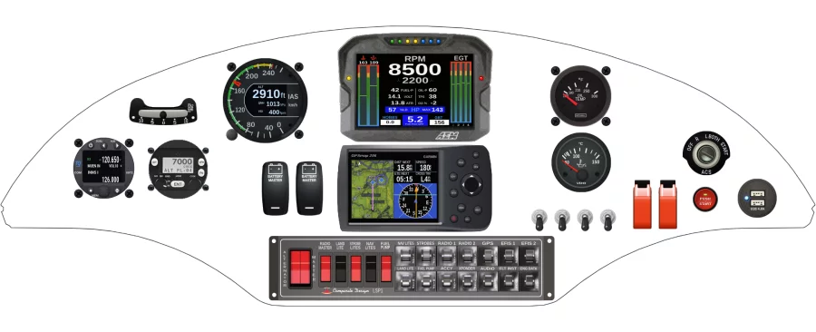 CubCrafters EX-3 instrument panel design