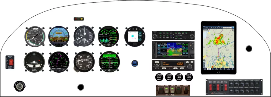 Zenith Aircraft Company STOL CH801 instrument panel design