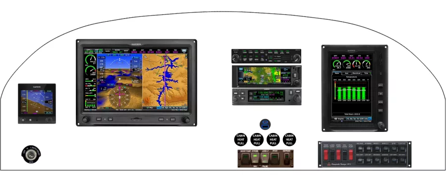 Zenith Aircraft Company STOL CH801 instrument panel design