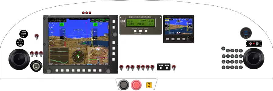 RANS Aircraft S-20 / S-21 instrument panel design