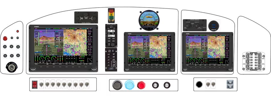 Glasair Aviation Glastar instrument panel design