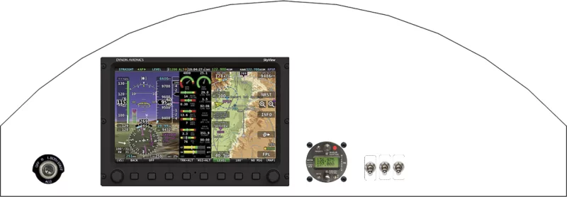 A Kitfox Aircraft Model 4 instrument panel design