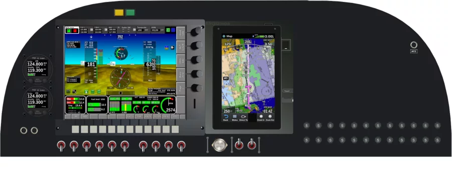 Thorp T-18 instrument panel design