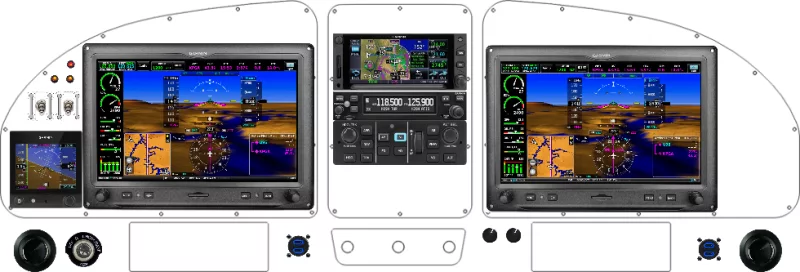 An RANS Aircraft S-20/21 instrument panel design