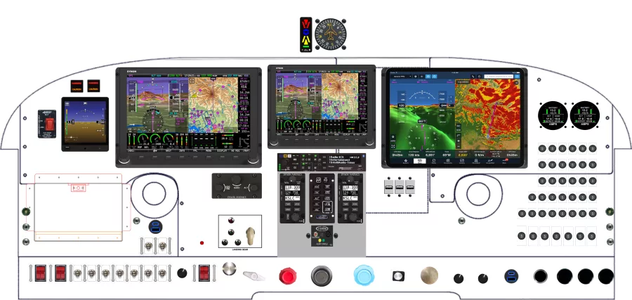 PA-24 panel design