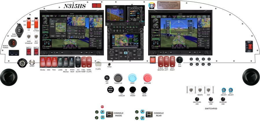 Van's Aircraft RV-10 instrument panel design