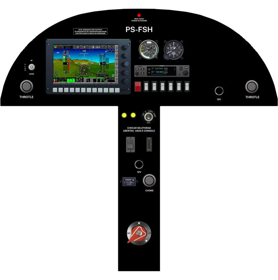 Zenith Aircraft Company STOL CH 750 instrument panel design