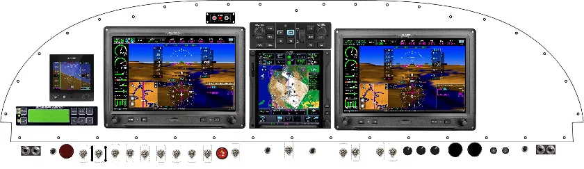 An Van's Aircraft RV-10 instrument panel design