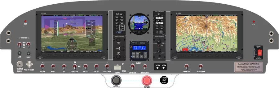 Van's Aircraft RV-7/9 instrument panel design