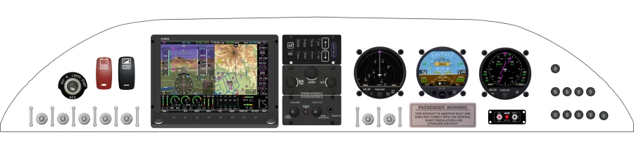 Sonex Aircraft Sonex B instrument panel design
