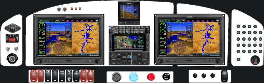 Glasair Aviation Glastar instrument panel design