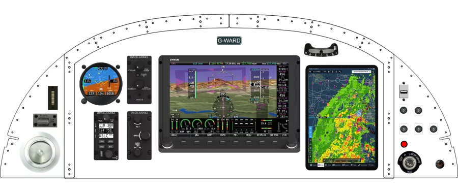 Van's Aircraft RV-8 instrument panel design